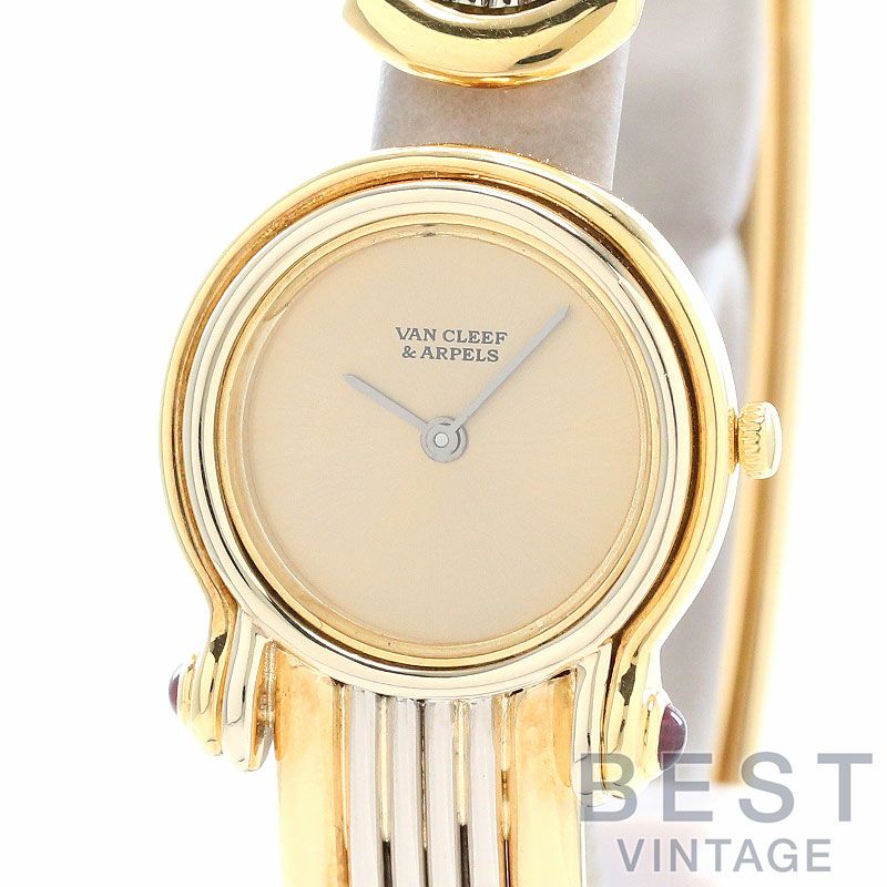 【中古】VAN CLEEF & ARPELS VINTAGE BANGLE WATCH ヴァンクリーフ&アーペル ヴィンテージ バングル ウォッチ P2302G21 (590/2GF)