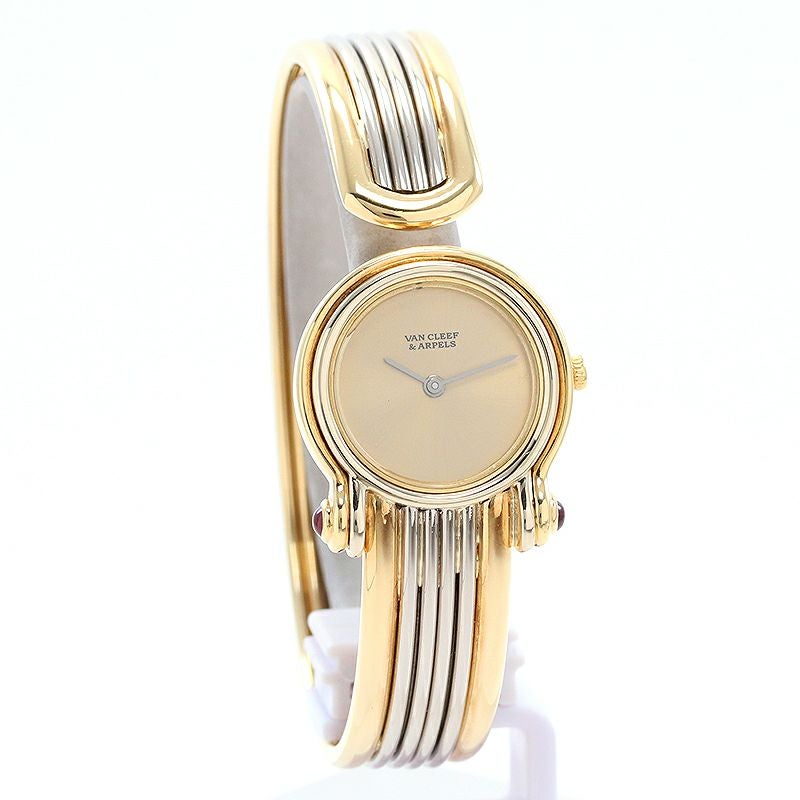 【中古】VAN CLEEF & ARPELS VINTAGE BANGLE WATCH ヴァンクリーフ&アーペル ヴィンテージ バングル ウォッチ P2302G21 (590/2GF)