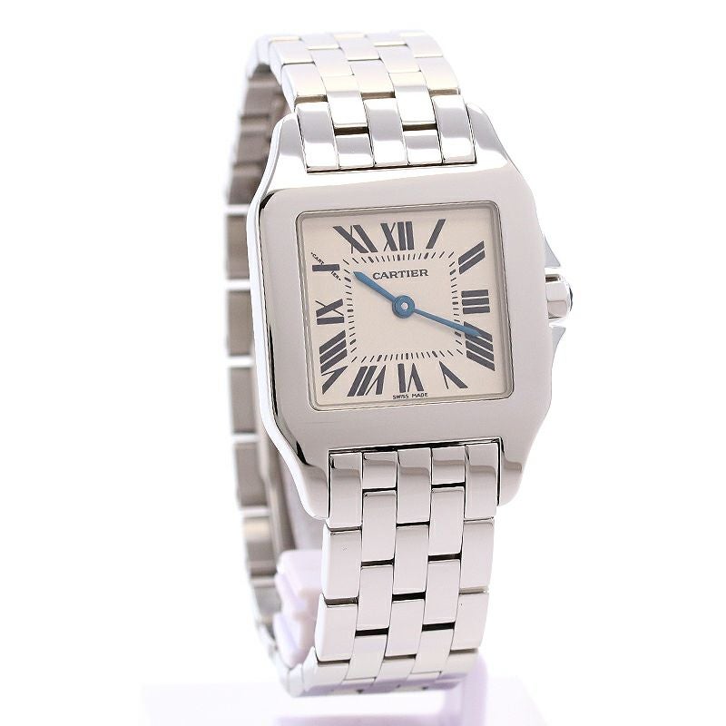 箱保付☆良品【CARTIER】カルティエ サントスドゥモワゼル W2507525 
