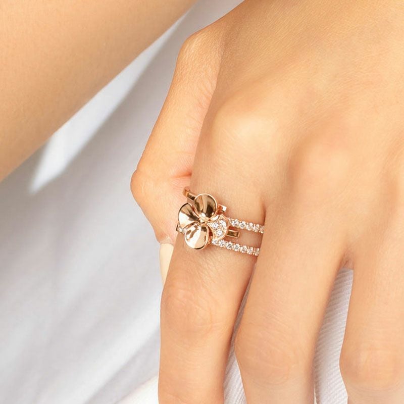 LOVEMARK DIAMOND FLEURS DAIMOND PETALE RING ラブマークダイヤモンド