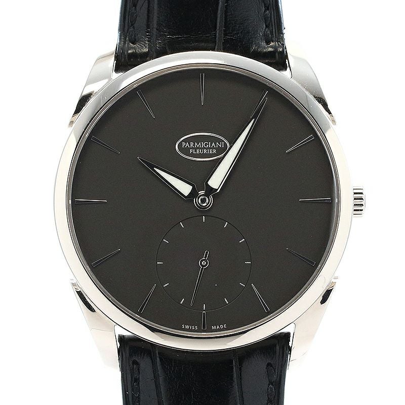 【OH済】 パルミジャーニフルリエ 【PARMIGIANI FLEURIER】 トンダ 1950 PFC267-1200300 メンズ グレー K18ホワイトゴールド 腕時計 時計 TONDA 1950  GRAY K18WG 【中古】 中古】PARMIGIANI FLEURIER TONDA 1950 パルミジャーニ・フルリエ