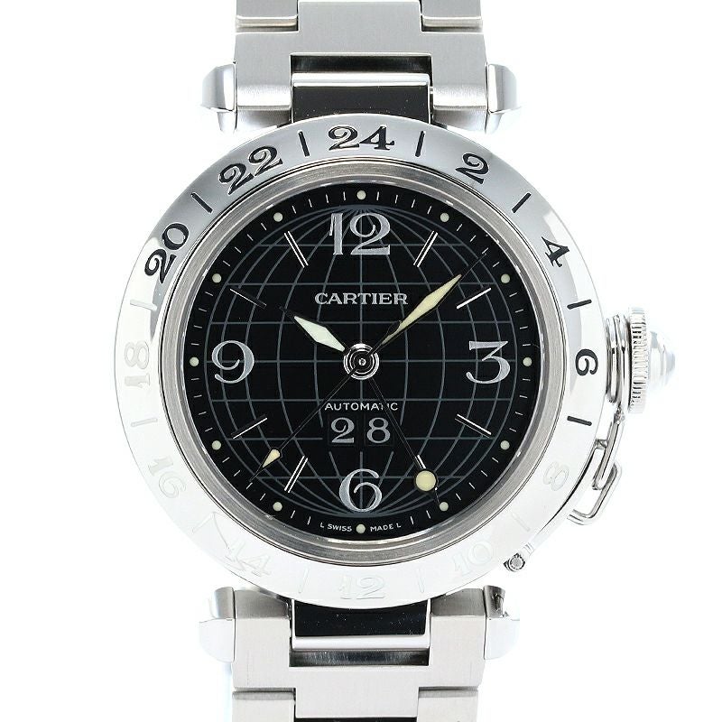 【中古】CARTIER PASHA C DE CARTIER MERIDIAN 35MM カルティエ パシャC ドゥ カルティエ メリディアン 35MM W31049M7