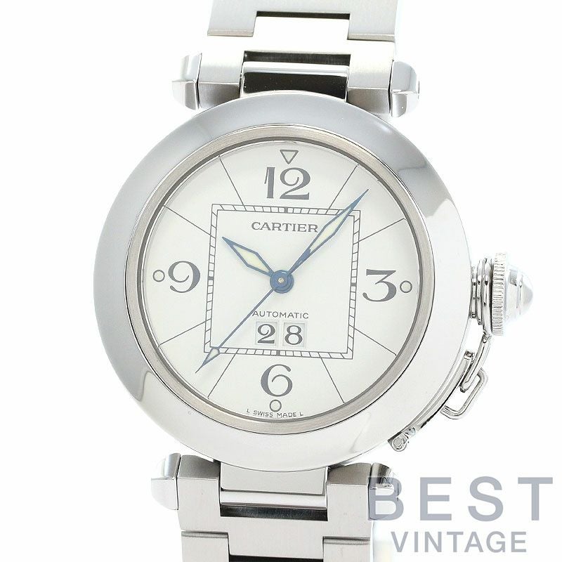 【中古】CARTIER PASHA C DE CARTIER 35MM BIG DATE カルティエ パシャC ドゥ カルティエ 35MM ビッグデイト W31055M7
