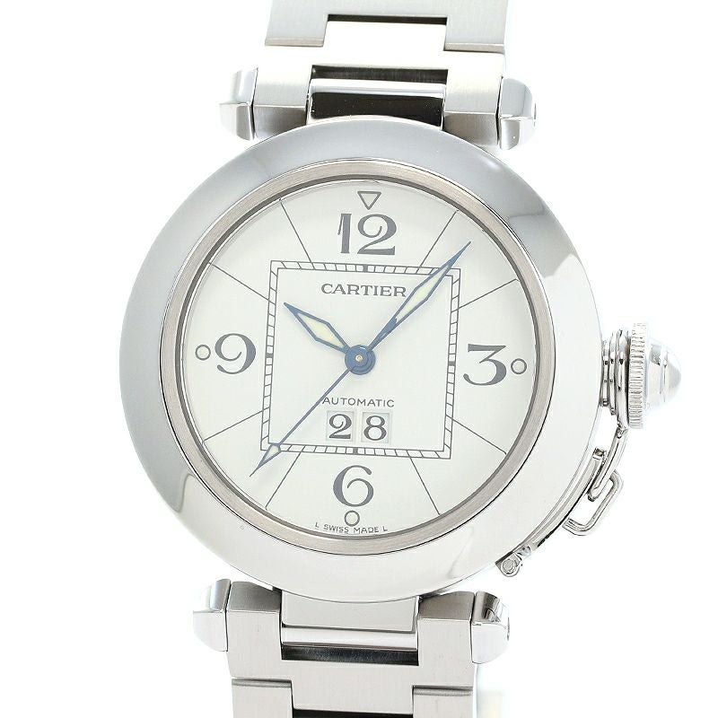 【中古】CARTIER PASHA C DE CARTIER 35MM BIG DATE カルティエ パシャC ドゥ カルティエ 35MM ビッグデイト W31055M7