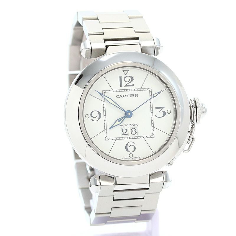【中古】CARTIER PASHA C DE CARTIER 35MM BIG DATE カルティエ パシャC ドゥ カルティエ 35MM ビッグデイト W31055M7