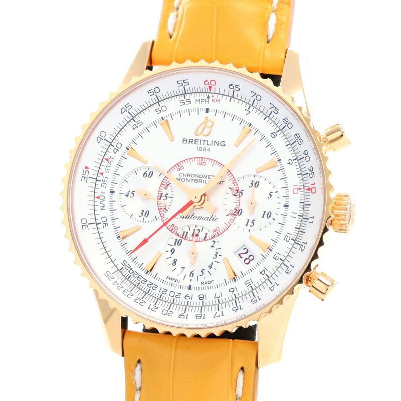 【中古】BREITLING MONTBRILLANT 01 LIMITED ブライトリング モンブリラン 01 リミテッド RB013112/G710/766P/R18D.1 (R033G10WBD)
