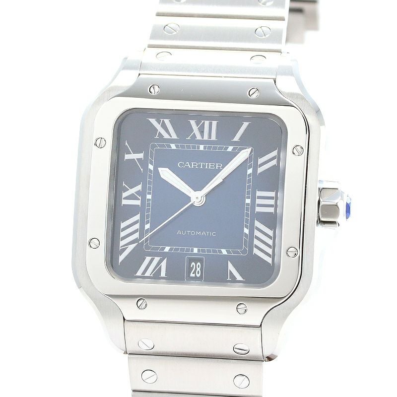中古】CARTIER SANTOS DE CARTIER LARGE MODEL カルティエ サントス