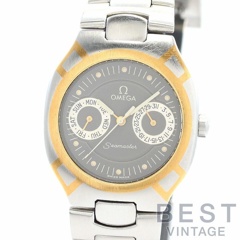 【中古】OMEGA SEAMASTER POLARIS DAY-DATE オメガ シーマスター ポラリス デイデイト 396.1222