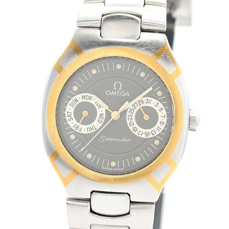 【中古】OMEGA SEAMASTER POLARIS DAY-DATE オメガ シーマスター ポラリス デイデイト 396.1222