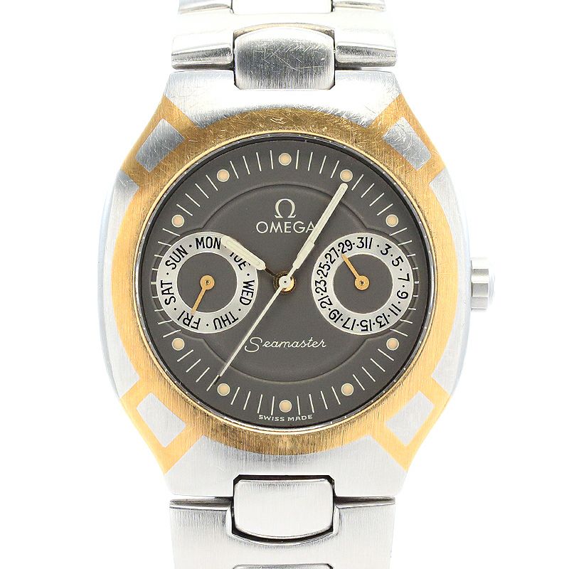 【中古】OMEGA SEAMASTER POLARIS DAY-DATE オメガ シーマスター ポラリス デイデイト 396.1222
