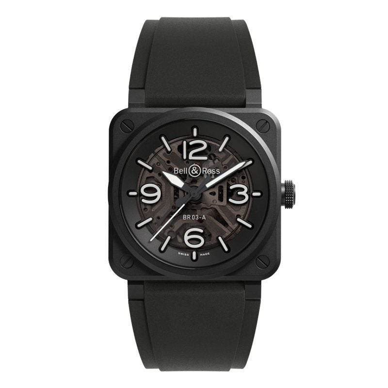 Bell ＆ Ross BR-03 SKELETON BLACK CERAMIC ベル＆ロス BR-03