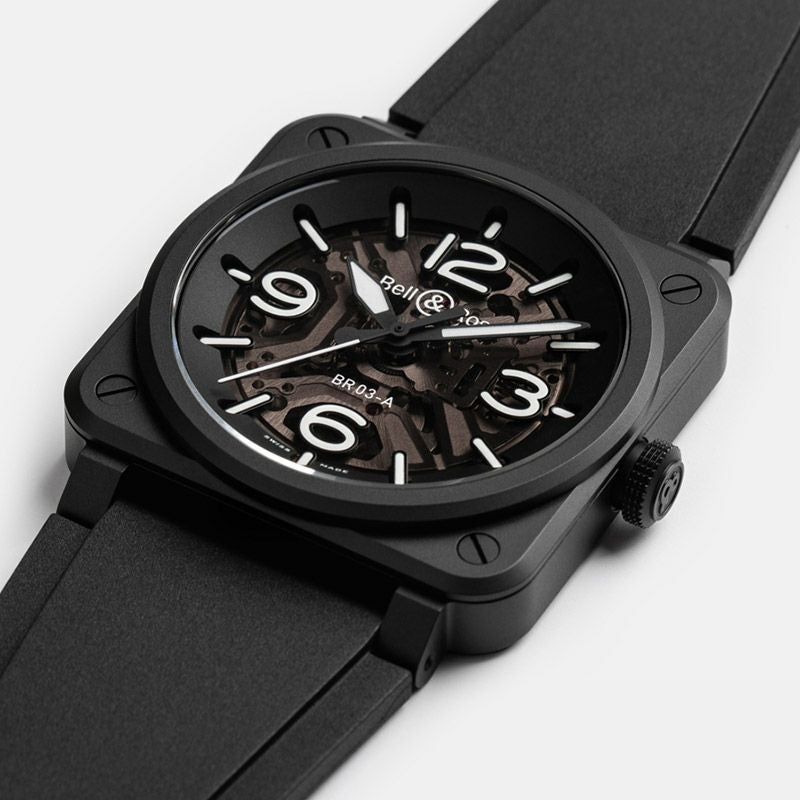 Bell ＆ Ross BR-03 SKELETON BLACK CERAMIC ベル＆ロス BR-03