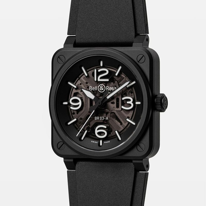 Bell ＆ Ross BR-03 SKELETON BLACK CERAMIC ベル＆ロス BR-03