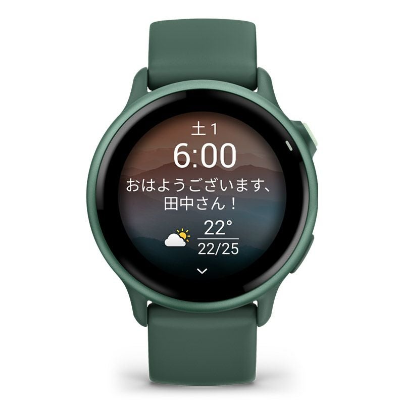 GARMIN vivoactive 6 Jasper Green / Jasper Green Metallic ガーミン