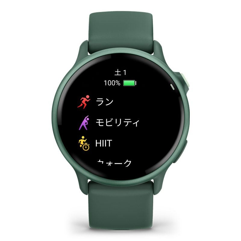 GARMIN vivoactive 6 Jasper Green / Jasper Green Metallic ガーミン
