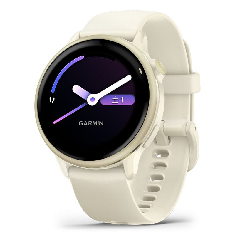 GARMIN vivoactive 6 Bone / Lunar Gold ガーミン ヴィヴォアクティブ 