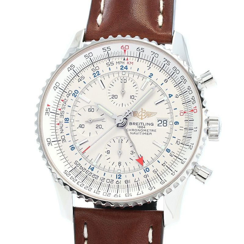 【中古】BREITLING <br>NAVITIMER WORLD <br>ブライトリング <br>ナビタイマー ワールド <br>A2432212/G571/443X/A20BA.1