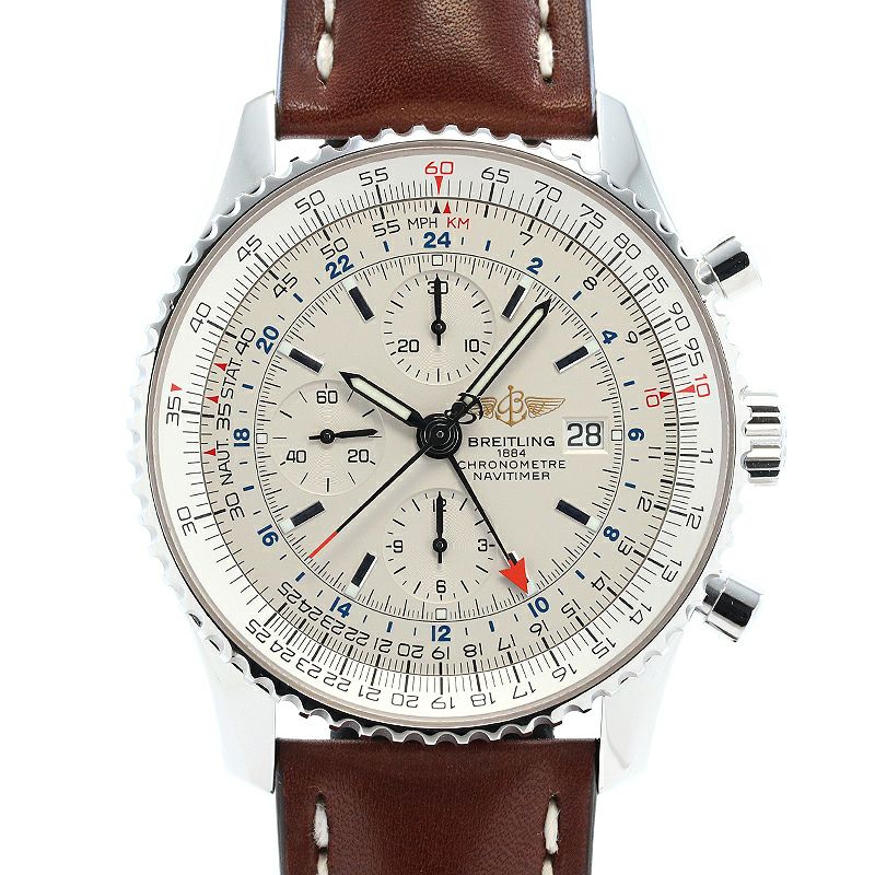 【中古】BREITLING <br>NAVITIMER WORLD <br>ブライトリング <br>ナビタイマー ワールド <br>A2432212/G571/443X/A20BA.1