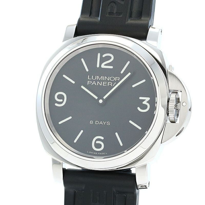 中古】OFFICINE PANERAI LUMINOR BASE 8 DAYS 44MM ACCIAIO