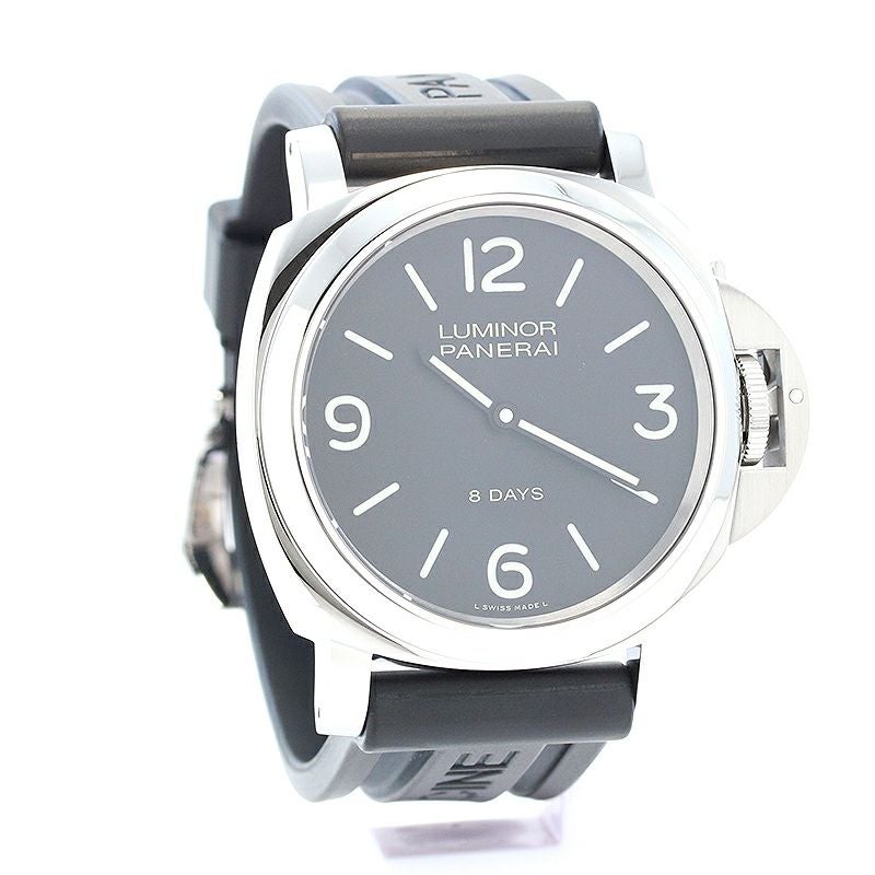 中古】OFFICINE PANERAI LUMINOR BASE 8 DAYS 44MM ACCIAIO