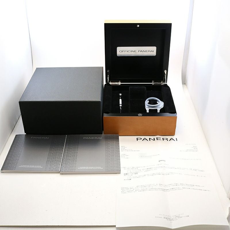 中古】OFFICINE PANERAI LUMINOR BASE 8 DAYS 44MM ACCIAIO