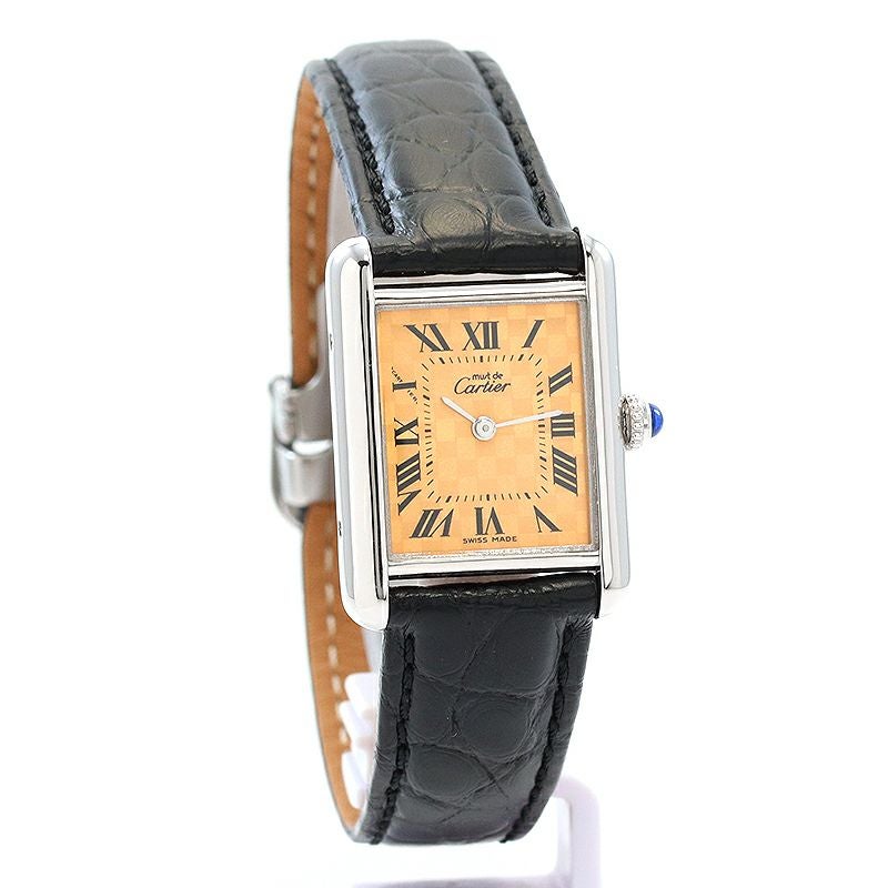 【中古】CARTIER MUST TANK SMALL MODEL 2003 CHRISTMAS LIMITED カルティエ マストタンク SM 2003年クリスマス限定 W1017654