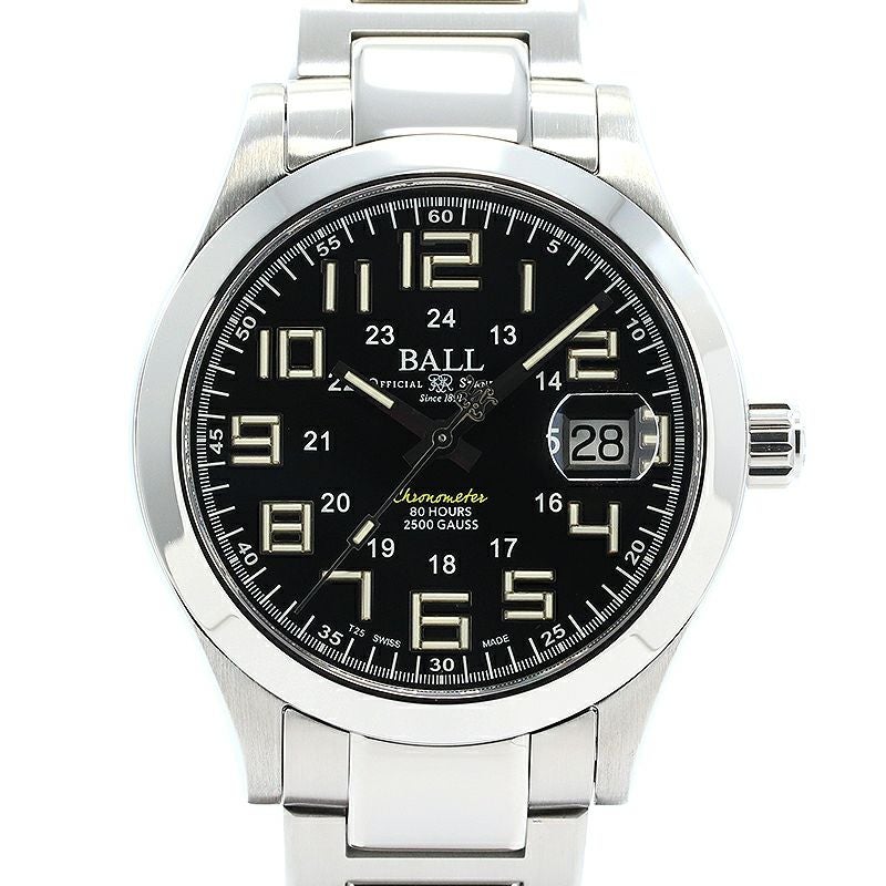 【中古】BALL WATCH ENGINEER M PIONEER ボールウォッチ エンジニアM パイオニア NM9032C-S2CJ-BK1