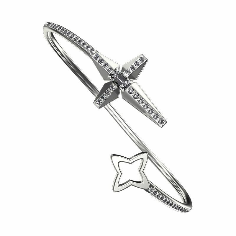 Lili CRISSCUT BANGLE リリー クリスカット バングル GENTSBG852PT