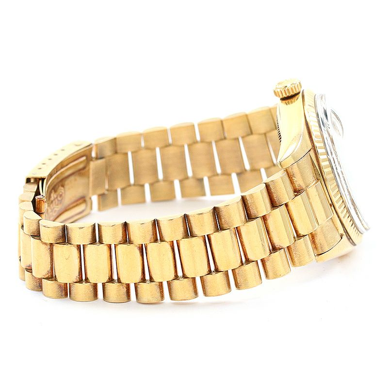 【中古】ROLEX OYSTER PERPETUAL DAY-DATE BLACK GILT DIAL ロレックス オイスターパーペチュアル デイデイト ブラックミラー ダイヤル 1803/8