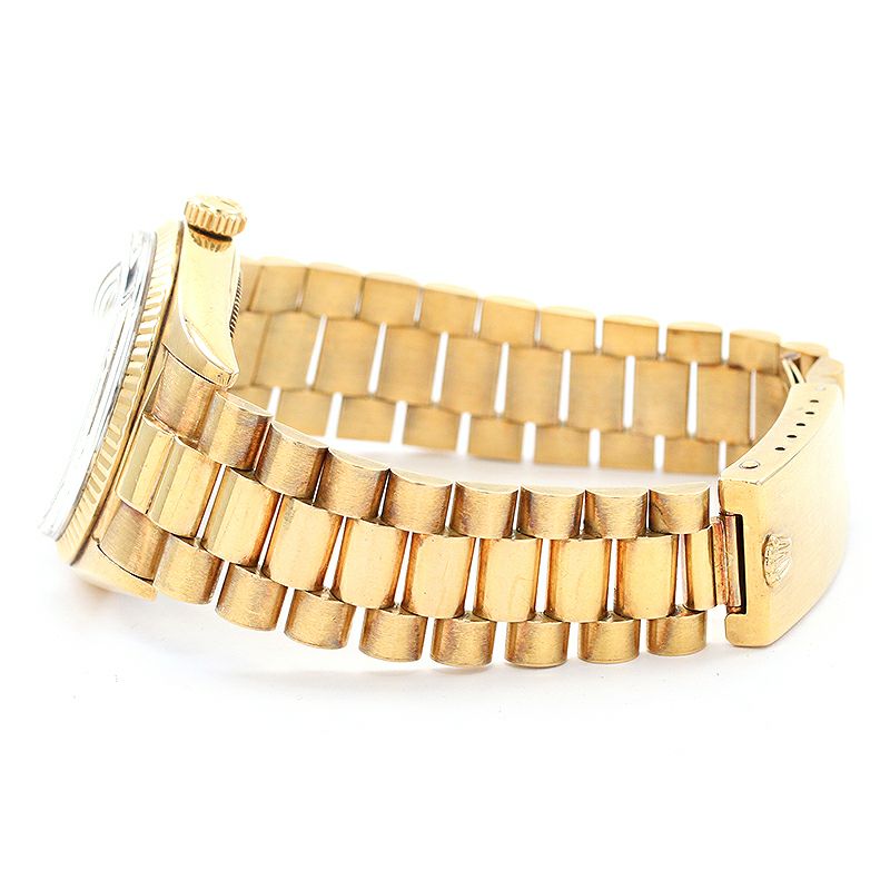 【中古】ROLEX OYSTER PERPETUAL DAY-DATE BLACK GILT DIAL ロレックス オイスターパーペチュアル デイデイト ブラックミラー ダイヤル 1803/8