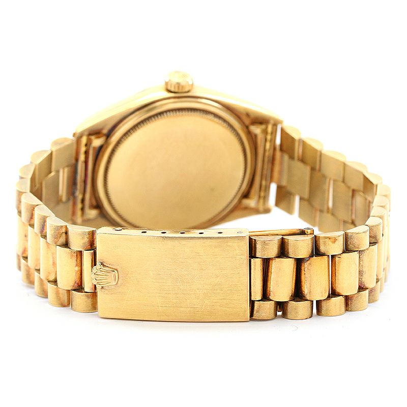 【中古】ROLEX OYSTER PERPETUAL DAY-DATE BLACK GILT DIAL ロレックス オイスターパーペチュアル デイデイト ブラックミラー ダイヤル 1803/8