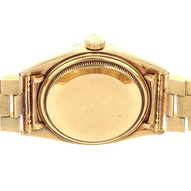 【中古】ROLEX OYSTER PERPETUAL DAY-DATE BLACK GILT DIAL ロレックス オイスターパーペチュアル デイデイト ブラックミラー ダイヤル 1803/8