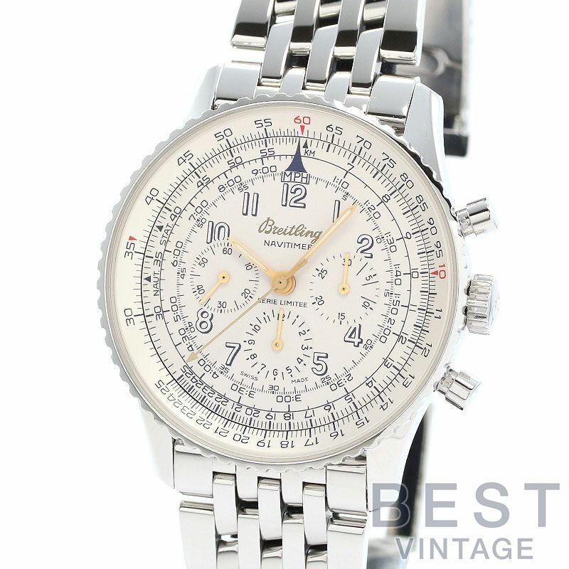 【中古】BREITLING OLD NAVITIMER MECANIQUE 50s JAPAN LIMITED EDITION ブライトリング オールドナビタイマー メカニック 50s 日本限定 A1102212/G203/401A (A11022.1 / A120GNM)
