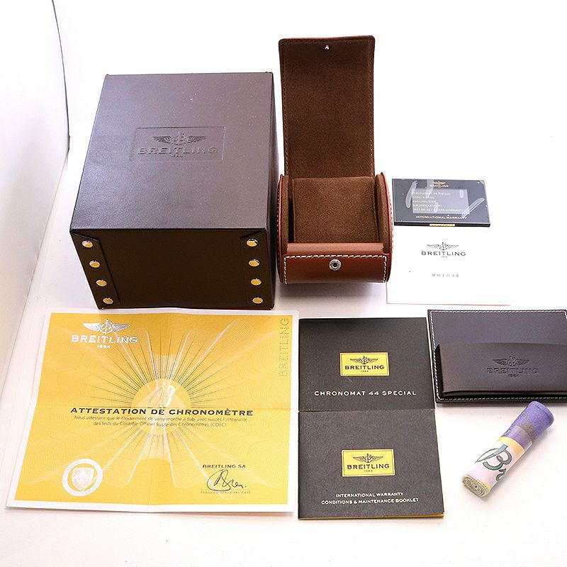 【中古】BREITLING CHRONOMAT JSP JAPAN SPECIAL EDITION ブライトリング クロノマット JSP 日本限定モデル AB011511/C956/375A (A001C56PA / A001C-1PA)