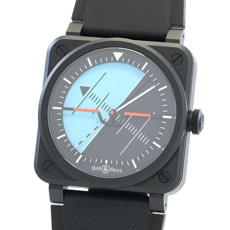【中古】BELL & ROSS BR-03 HORIZON ベル&ロス BR-03 ホライゾン BR03A-HRZ-CE/SRB