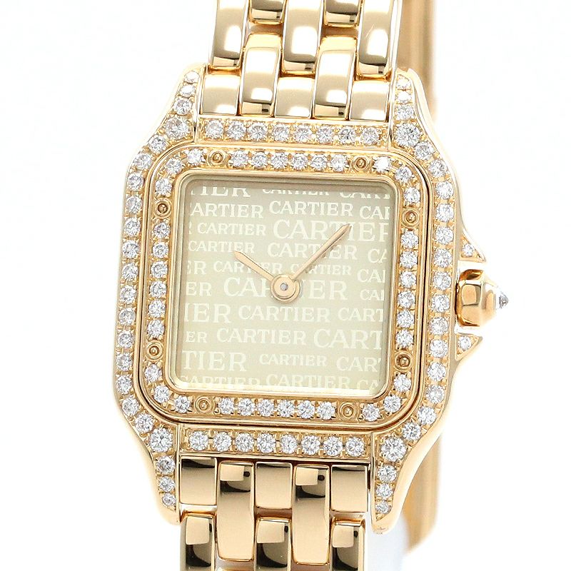 カルティエ　パンテールプレート　非売品 中古】CARTIER PANTHERE CLASSIQUE ET FIGARO SMALL MODEL カルティエ