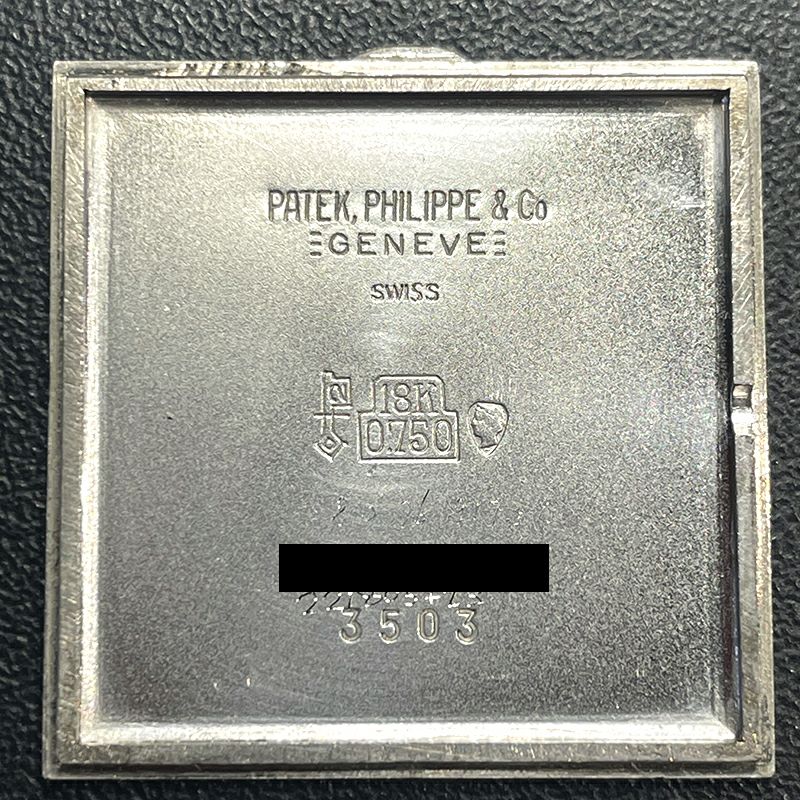 パテックフィリップ　PATEK PHILIPPE スクエアプレート　トレイ 中古】PATEK PHILIPPE VINTAGE SQUARE WATCH パテック・フィリップ