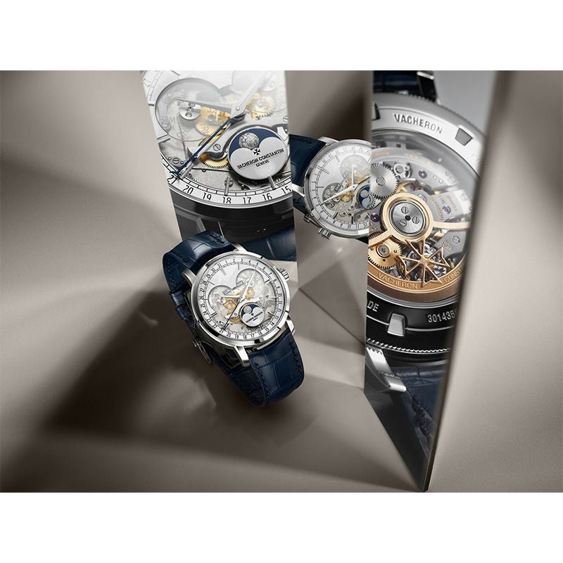 VACHERON CONSTANTIN TRADITIONNELLE COMPLECALENDAR OPEN FACE