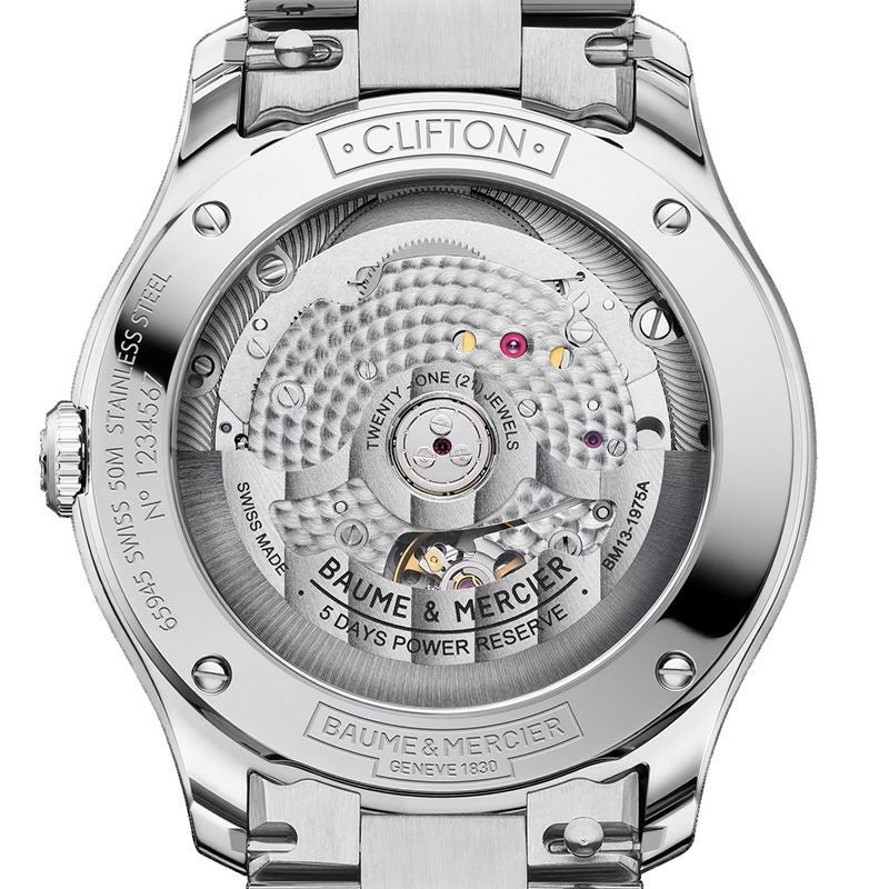 BAUME＆MERCIER Clifton Baumatic White M0A10793 ボーム＆メルシエ