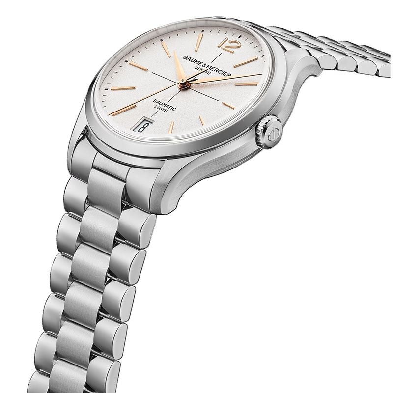 BAUME＆MERCIER Clifton Baumatic White M0A10793 ボーム＆メルシエ