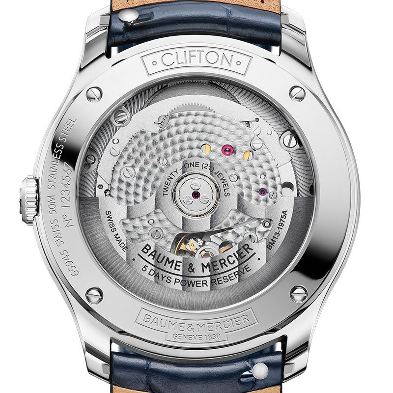 BAUME＆MERCIER <br>Clifton Baumatic New Blue Gradient M0A10771 <br>ボーム＆メルシエ <br>クリフトン ボーマティック ニューブルーグラデーション <br>M0A10771
