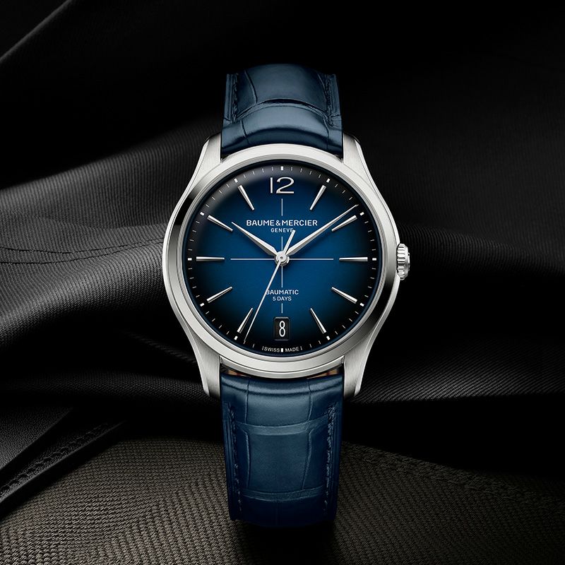BAUME＆MERCIER <br>Clifton Baumatic New Blue Gradient M0A10771 <br>ボーム＆メルシエ <br>クリフトン ボーマティック ニューブルーグラデーション <br>M0A10771