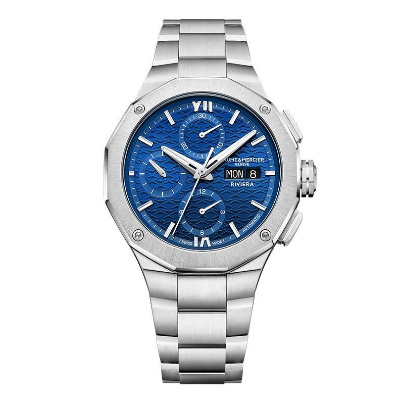 BAUME＆MERCIER Riviera Chronograph Blue Day-Date - 41mm M0A10826