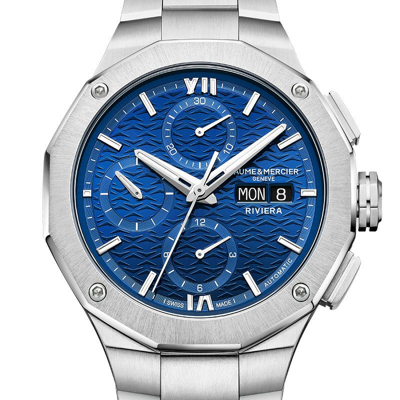 BAUME＆MERCIER Riviera Chronograph Blue Day-Date - 41mm M0A10826