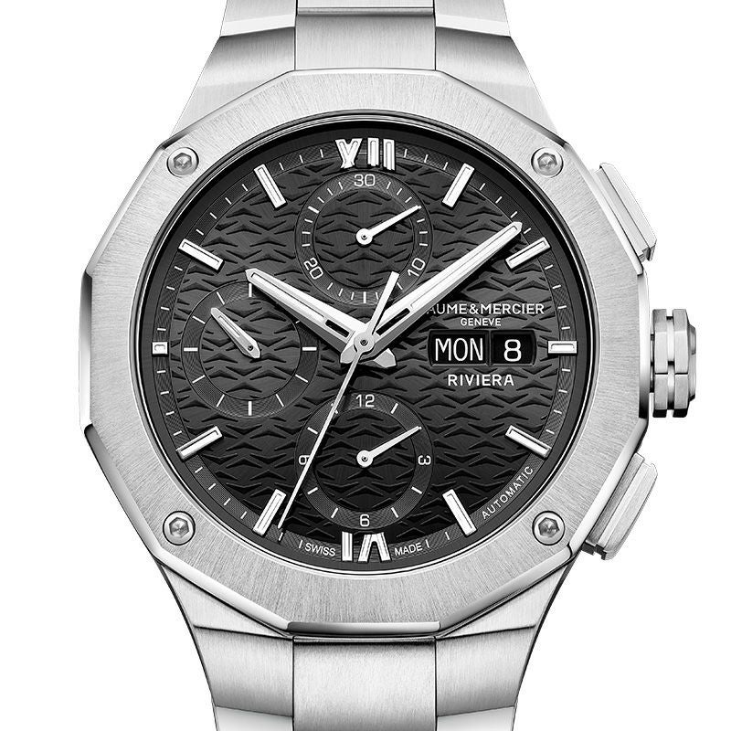 BAUME＆MERCIER Riviera Chronograph Black Day-Date - 41mm M0A10825