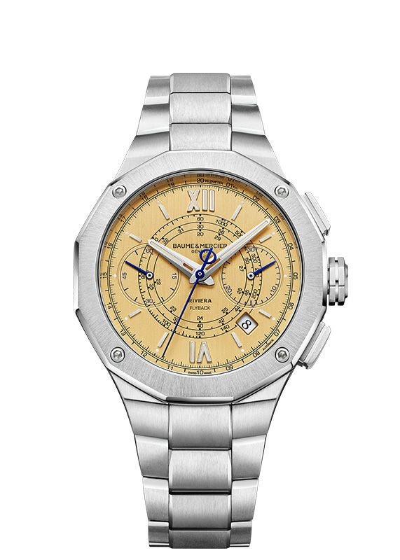 BAUME＆MERCIER <br>Riviera Chronograph Flyback - 41mm M0A10828 <br>ボーム＆メルシエ <br>リビエラ クロノグラフ フライバック - 41mm <br>M0A10828