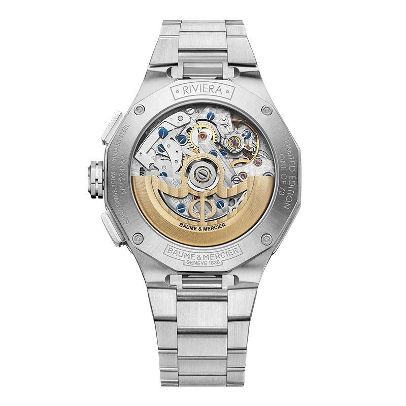 BAUME＆MERCIER <br>Riviera Chronograph Flyback - 41mm M0A10828 <br>ボーム＆メルシエ <br>リビエラ クロノグラフ フライバック - 41mm <br>M0A10828