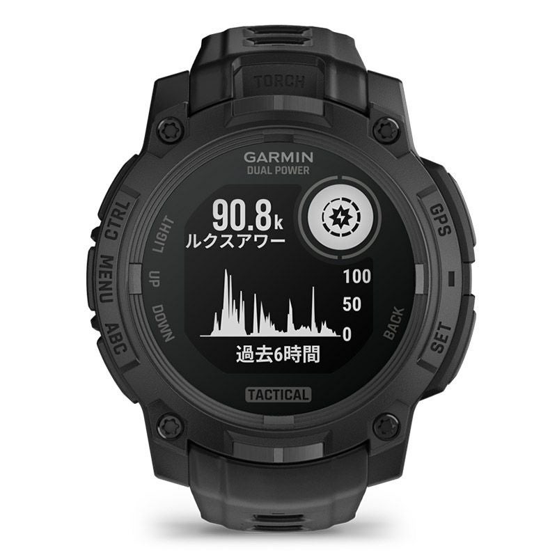 GARMIN Instinct 3 Dual Power Tactical 45mm Black ガーミン 