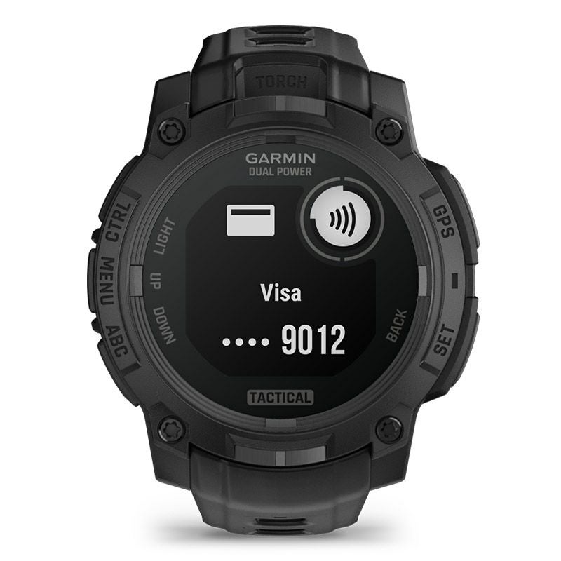 GARMIN Instinct 3 Dual Power Tactical 45mm Black ガーミン 