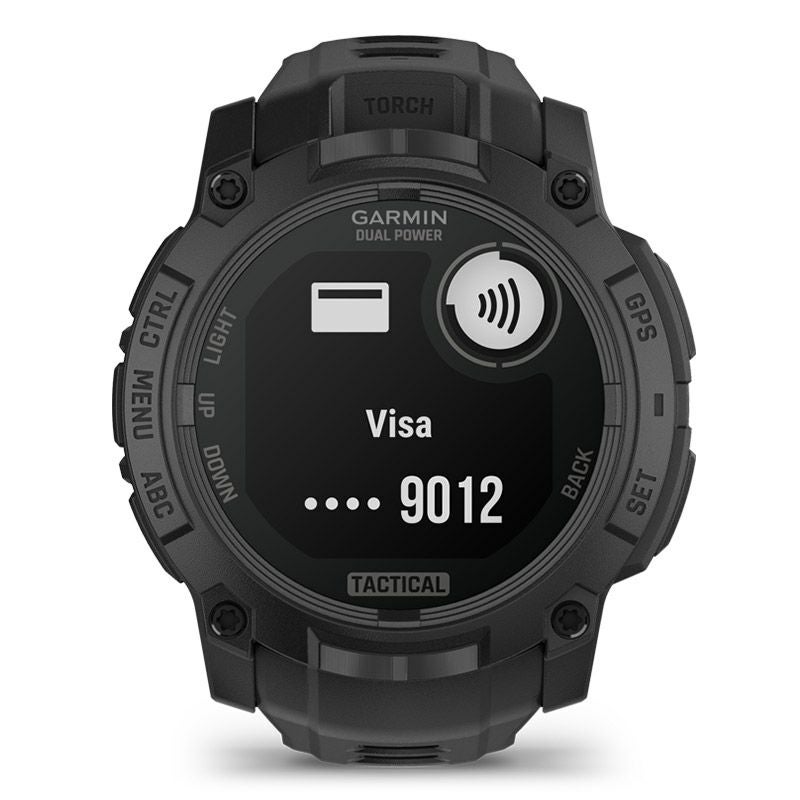 GARMIN Instinct 3 Dual Power Tactical 50mm Black ガーミン 